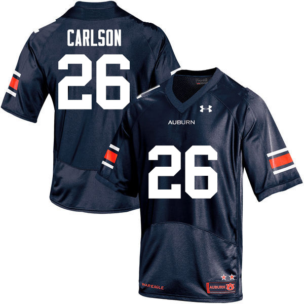 Men's Auburn Tigers #26 Anders Carlson Navy College Stitched Football Jersey